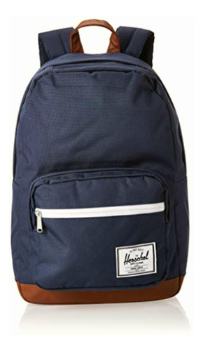 Herschel Pop Quiz Backpack, Navy/tan, Classic 22l