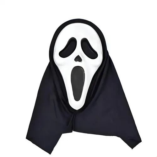 Pack De 2 Máscaras De Scream De PVC Para Halloween | Mascaradas De Terror, Realistas Y Ligeras (35 G), Visibilidad Y Transpiración, Para Adultos Y Adolescentes +14 Años