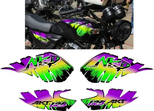comprar Kit De Calcomanias Nkd 125 Personalizadas