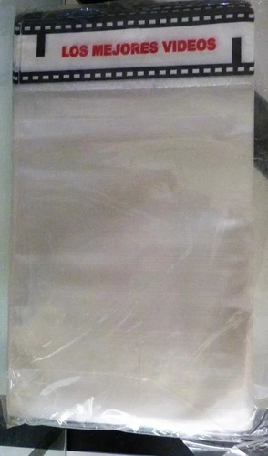 Imagen 2 de 3 de Bolsa De Celofan, Plastica Para Dvd Mejores Video