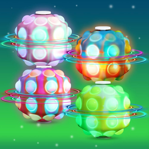 4 Pcs Pop Marvel Fidget It Ball Spinner Toy, 3d Bubble Squee