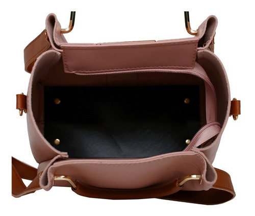 Imagen 5 de 8 de Conjunto De Bolsas Modernas De Ecocuero 4 Piezas
