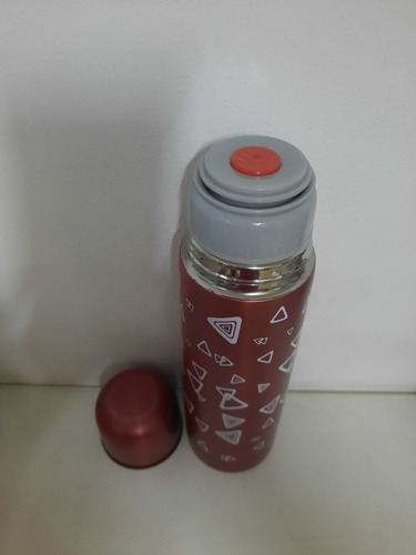 Imagen 8 de 9 de Termo Matero Cafetero Bala 500ml Con Tapa/ Taza Botón