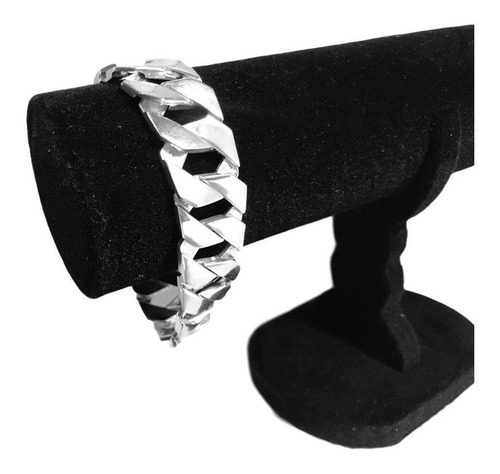 Conjunto De Prata Cordão Corrente + Pulseira 1x1 Fire Blade