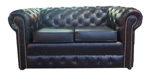 Sofá Chesterfield, Sillón 2 Cuerpos, Forma Juego De Living.