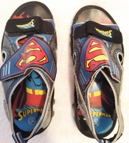 Sandalia Para Niños Superman
