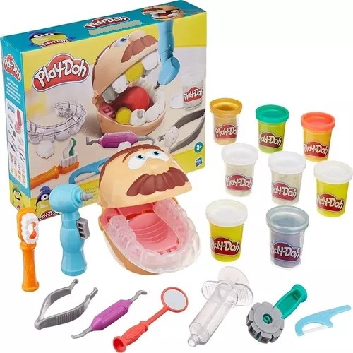 Juego De Masas Play Doh Dentista Bromista Con Accesorios Cuo