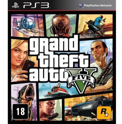 Jogo Grand Theft Auto V Gta 5 - Ps3 | Mídia Física | Lacrado