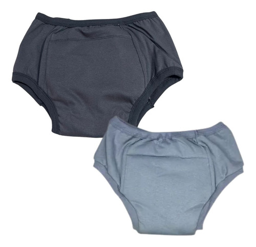Roupa Íntima Geriátrica Unisex Segura Escapes Urina 2un Chcz Tamanho G