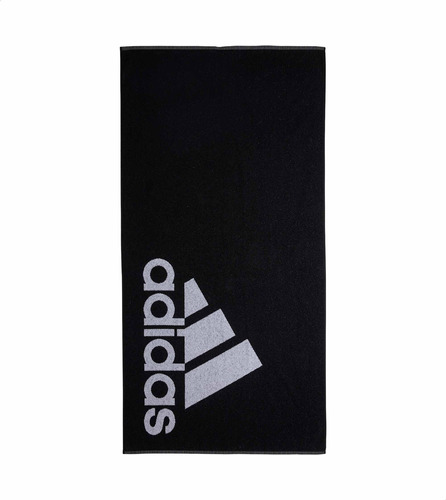 Adida Logo Toalla Baño 27.6 X 55.1 In [negro]
