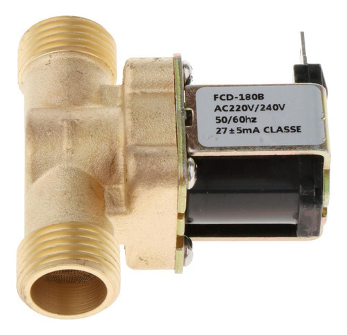 2 Válvula Solenoide De 1/2 Pulgada, Latón Entrada Dc220v