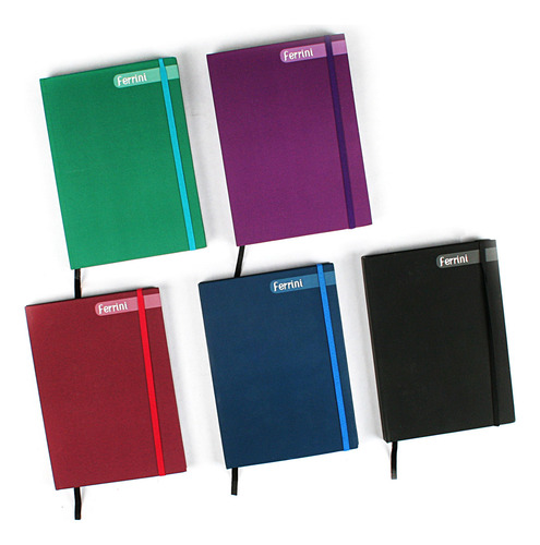 Libreta Francesa Multipropósito Empastada Ferrini 120h 10pza Color Multicolor