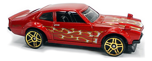 Ford Maverick Custom Red Flames Hot Wheels