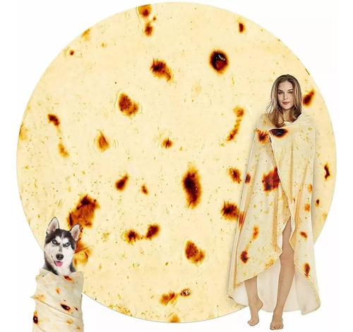 Frazada Colcha Manta Cobija Burrito Taco Tortilla De Harina