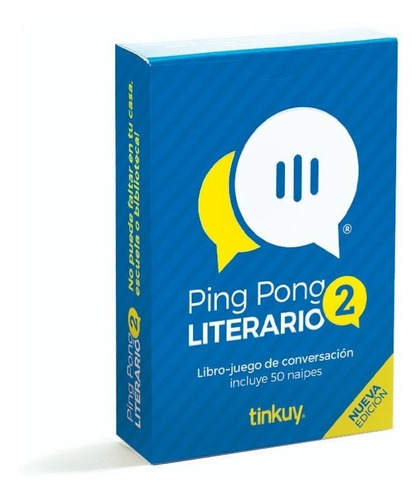 Ping Pong Literario 2 - Libro Juego 50 Naipes Didactikids