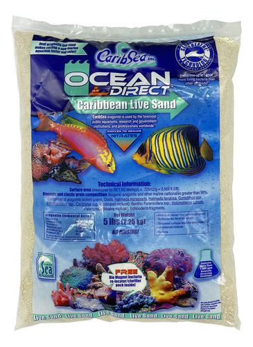 Substrato Para Aquario Marinho Ocean Direct 2 Kg C/ Biologia