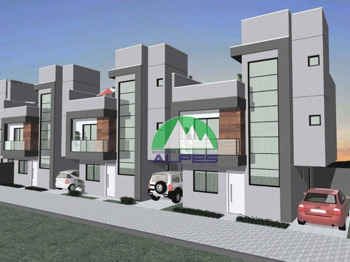 Triplex Sobrado Com 3 Dormitórios À Venda, 104 M² Por R$ 540.000 - Guaíra - Curitiba/pr - So0967