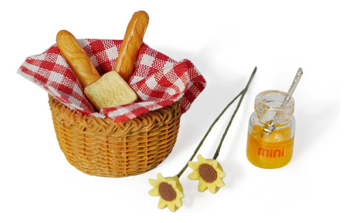Accesorios De Casa De Muñecas De Comida En Miniatura Decorac