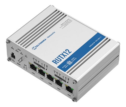Router Cellular Teltonika Rutx12 2x4g 6 Puertos 300mbps Rms