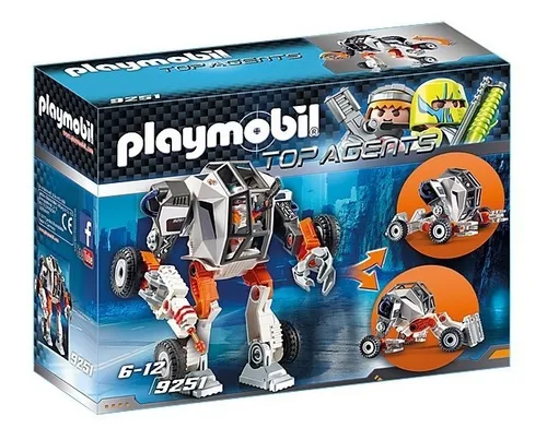 Playmobil Robot General Top Agents 9251 Titanweb