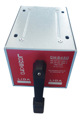 Chave Transferência Comutadora Trifásica 100a Cm8450 Lombard