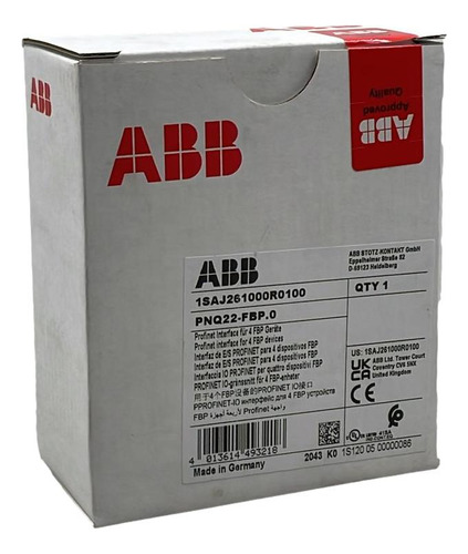 Modulo De Comunicação Abb Pnq22-fbp.0 1saj261000r0100 24vcc