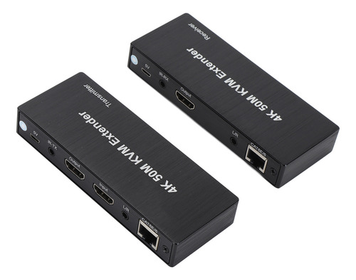 Extensor Kvm Usb 4k Sobre Cat6, 50 M, Interfaz Multimedia Hd