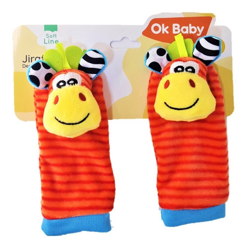 Descubridor Soft De Pies Para Bebes- Jirafa - Ok Baby E.full