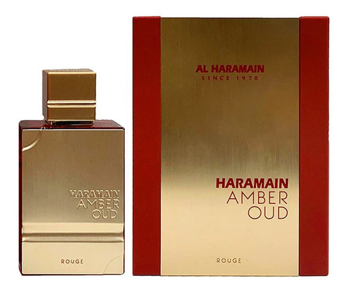 Al Haramain Amber Oud Rouge Edp 60ml - Todo Perfumes Uruguay