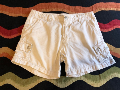 Short De Jean Tuboos Color Blanco Talle M