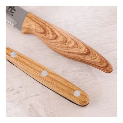 Set Cubiertos Cuchillo Y Tenedor 12 Piezas, Especial Asados