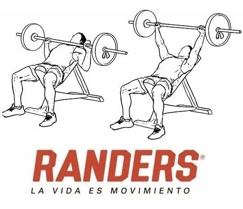 Imagen 7 de 9 de Banco De Pesas Pecho Pierna Arg 130 Con 4 Rodillos De Foam
