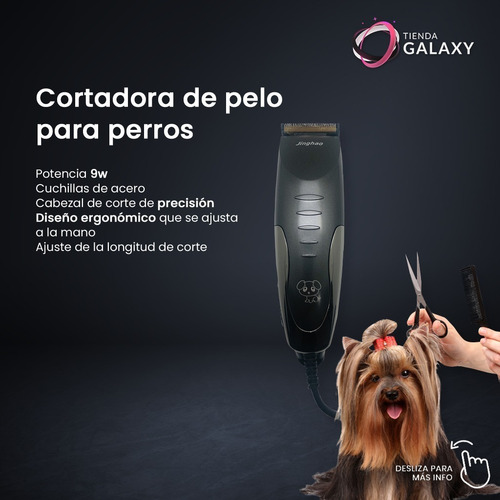 Imagen 3 de 10 de Cortadora De Pelo Para Perros Con Accesorios