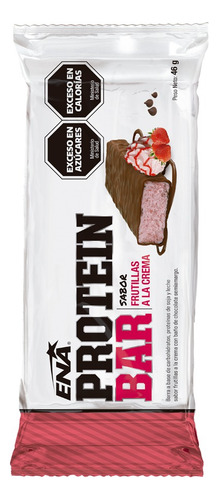 Protein Bar Ena Sport X16 Unidades Barra De Proteina Frutilla A La Crema