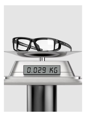 Gafas Deportivas Con Marco De Proteccion Kapvoe K613 Transparente Gris