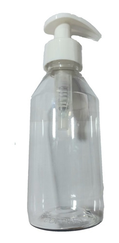 Frasco Pet Transparente 200ml Con Válvula Dispensadora X20