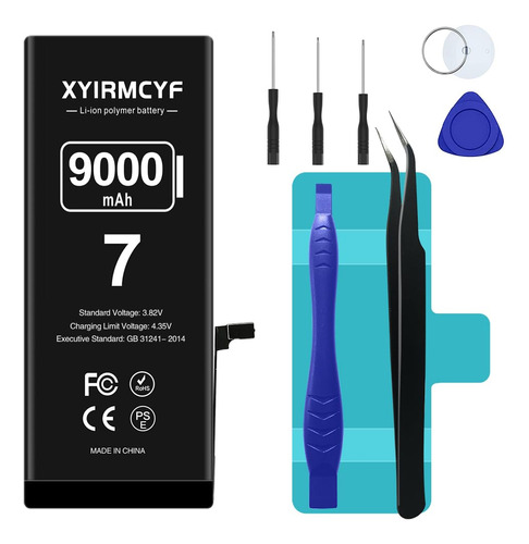Xyirmcyf Bateria De Gran Capacidad De 9000 Mah Compatible Co