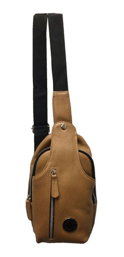 Mochila Urbana Mujer Chica Cruzada Cuero Vacuno 2050 Maple