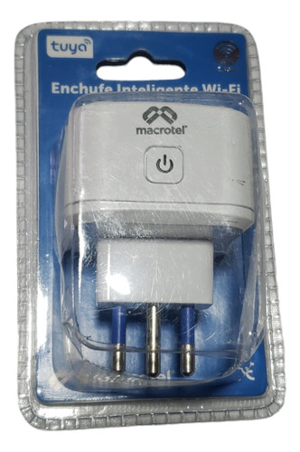 Enchufe Inteligente Wifi Tuya Macrotel  2p+t 10a 1500w 