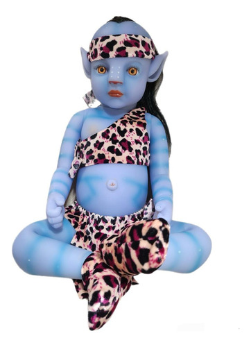Bebe Reborn Avatar Recién Nacido 50cm Brilla En La Oscuridad