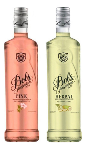 Gin Bols Amsterdam 1575 Herbal Pepino + Bols Pink Hibiscus