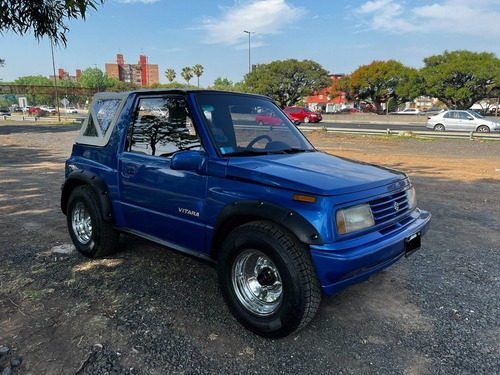 Imagen 7 de 14 de Suzuki Vitara Jlx 4x4 Techo De Lona Sidekick 1993 Azul!!