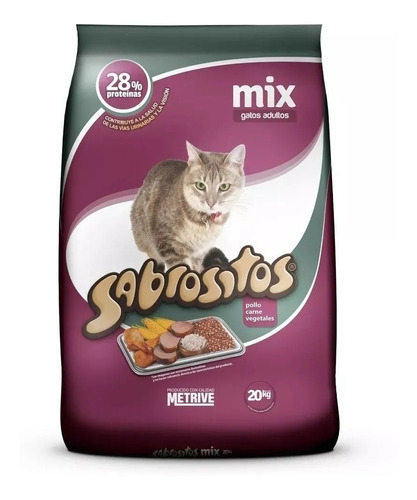 Sabrositos Mix Gato Adulto X 20 Kg