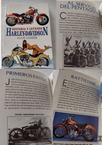 Libro Historia De Las Motos Harley Davidson Con Fotos Nuevo