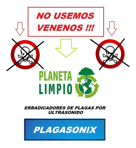 Imagen 5 de 9 de Plagasonix Erradicador Cucarachas M&t-101 Ind. Argentina