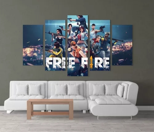 Quadrinho decorativos,free fire, Quadrinhos free fire jogo, Quadro