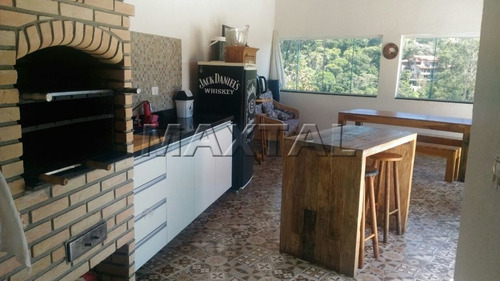 Imagem 7 de 14 de Casa Térrea No Alpes Da Cantareira, 6 Vagas, 4 Dorms, Piscina, Churrasqueira. Aceita Financiamento. - Mi70674