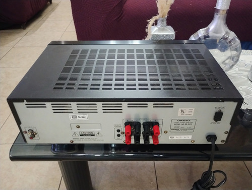 Amplificador Onkyo M-501 Estereo Japones Calidad Y Potencia Negro 150 W (Usado)