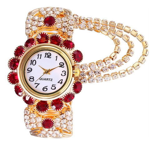 Reloj Inglés Con Diamantes For Mujer