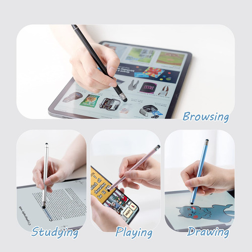 Canetas Stylus Abiarst Capacitivas De Alta Precisão Para Tou